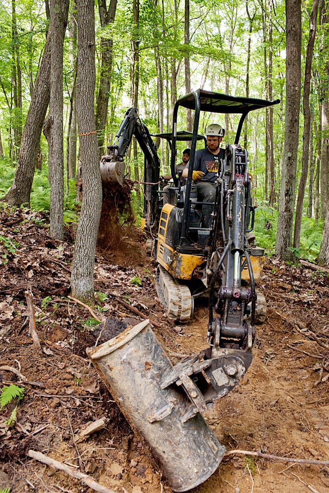 Mountain bike 2024 trail construction